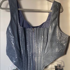 Croc Skirt and Corset Set